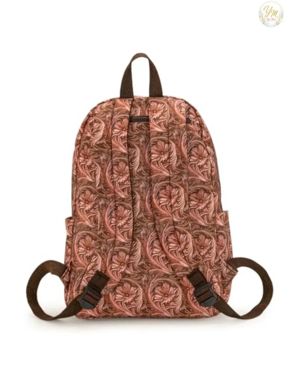 Western Aztec Print Backpack Purse Waterproof Nylon Laptop Rucksack Work Travel